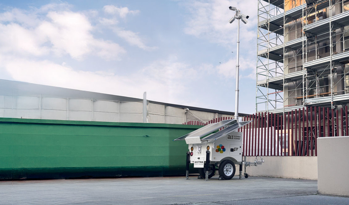 Torre di videosorveglianza AI - sicurezza cantieri