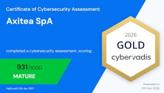 CyberVadis Certificate Axitea